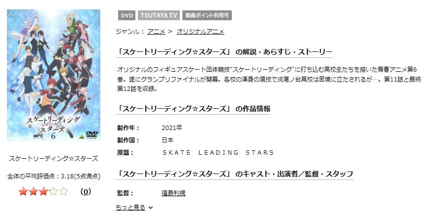 スケートリーディング☆スターズ TSUTAYA DISCAS