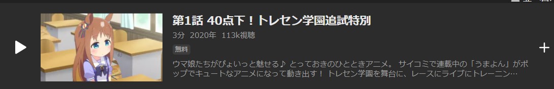 うまよんABEMA