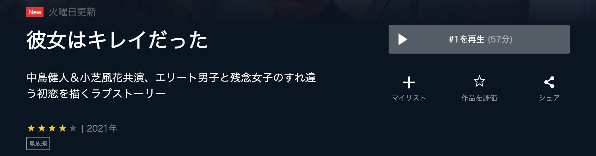 彼女はキレイだったU-NEXT