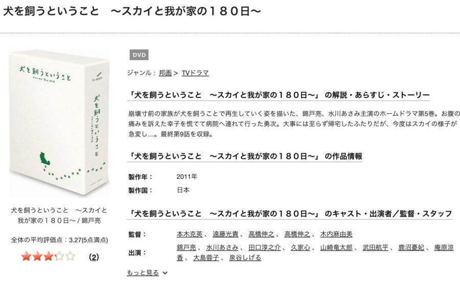 犬を飼うということ tsutaya-discas