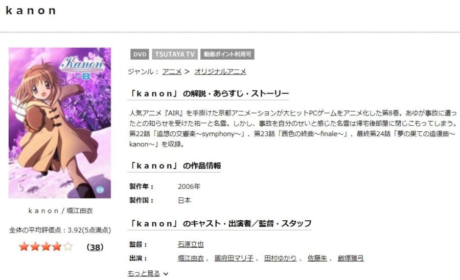 KanonTSUTAYA DISCAS