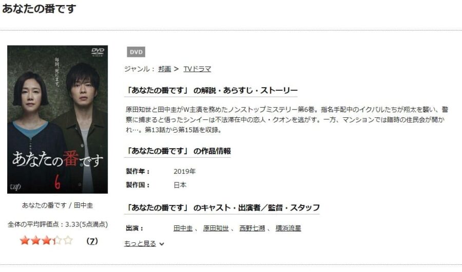ドラマ あなたの番ですの動画を無料で見れる配信サイトまとめ