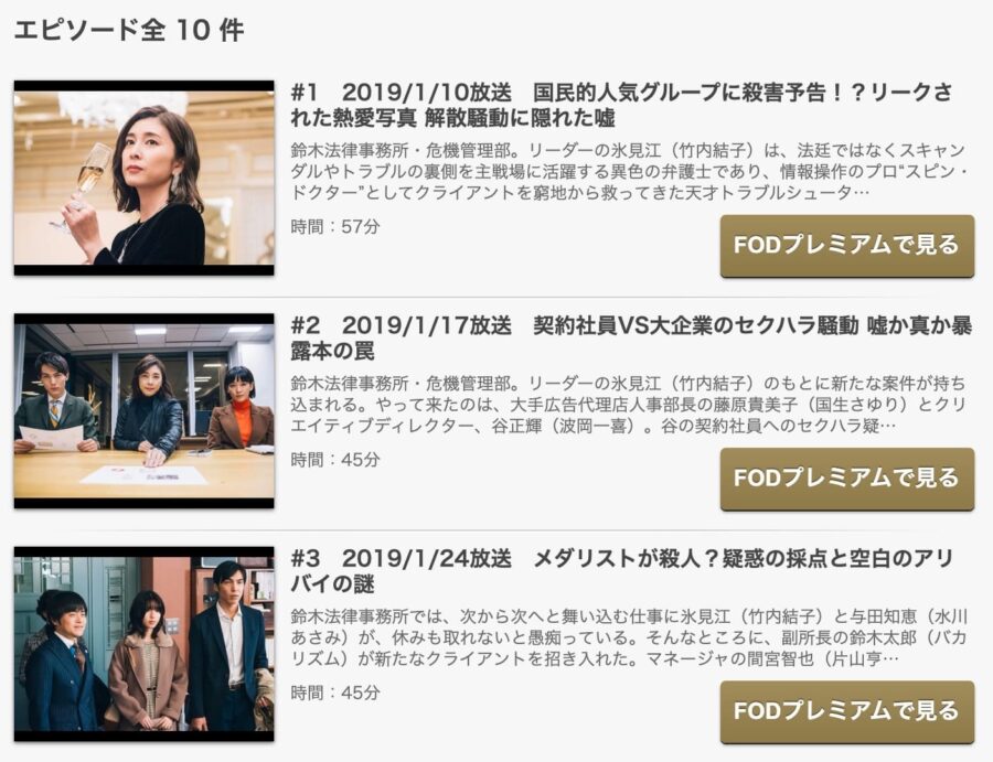 スキャンダル専門弁護士 QUEENFOD Premium