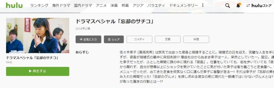 忘却のサチコ スペシャル(2018)