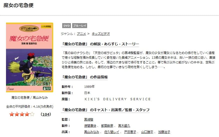 映画 魔女の宅急便の動画をフルで無料視聴できる配信サイトまとめ