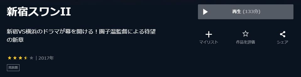 映画 新宿スワンiiの動画をフルで無料視聴できる配信サイトまとめ