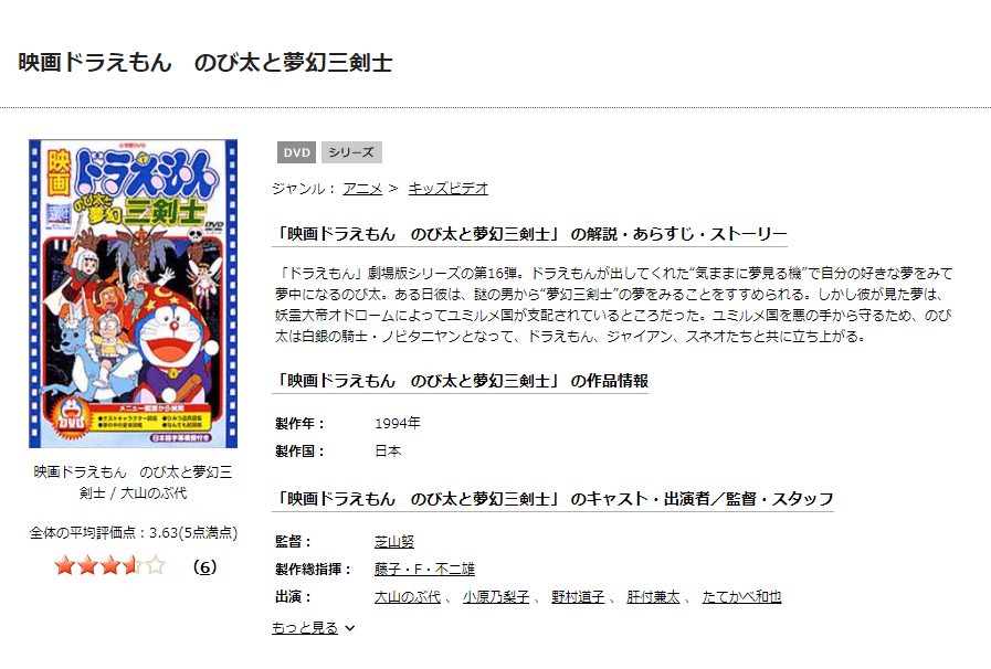 どら夢幻三銃士DISCAS