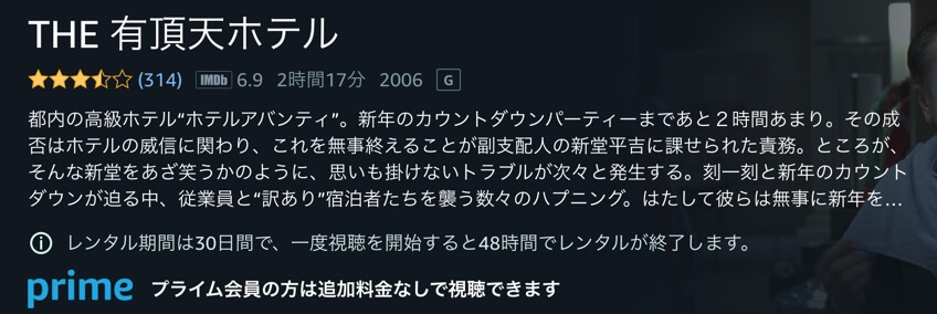 映画 The 有頂天ホテルの動画をフルで無料視聴できる配信サイトまとめ