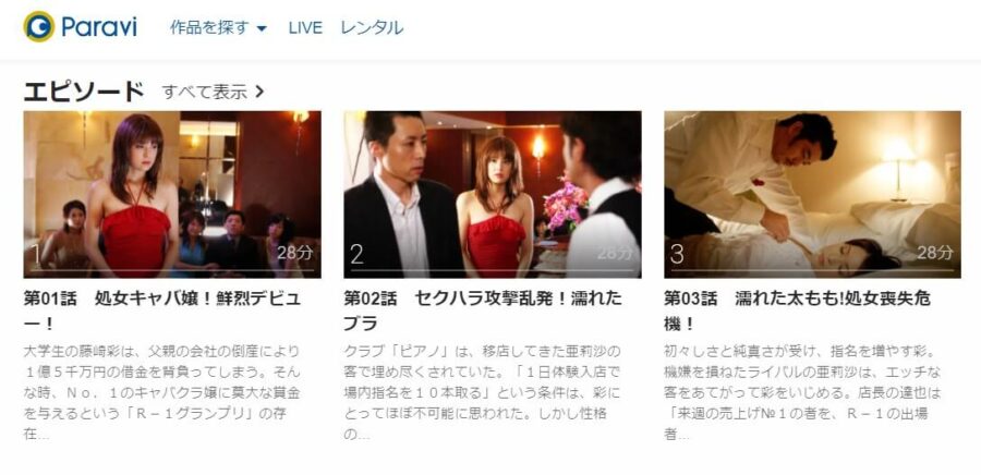 嬢王Paravi