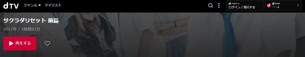 サクラダリセット 前篇 dTV