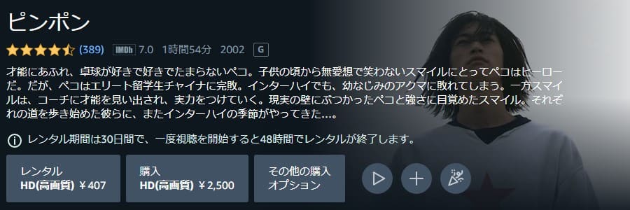 映画 ピンポンの動画をフルで無料視聴できる配信サイトまとめ