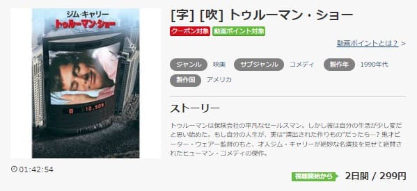 トゥルーマン・ショー music.jp