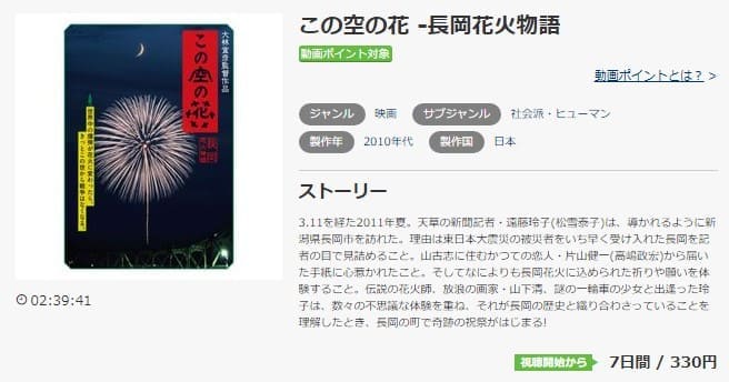 この空の花 -長岡花火物語