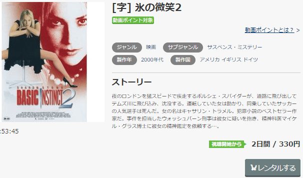 映画 氷の微笑2の動画をフルで無料視聴できる配信サイトまとめ