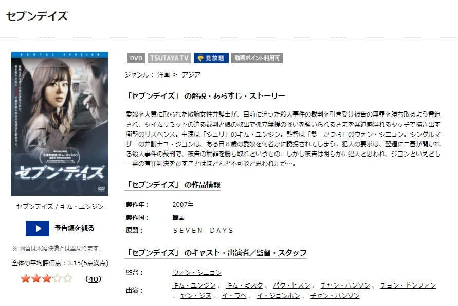 映画 セブンデイズの動画をフルで無料視聴できる配信サイトまとめ