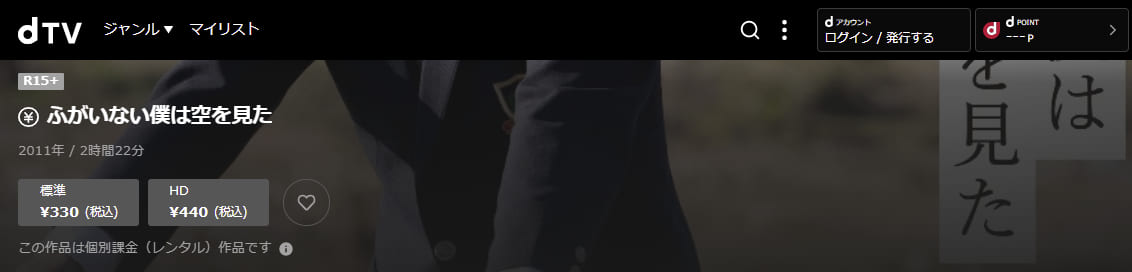ふがいない僕は空を見たdTV