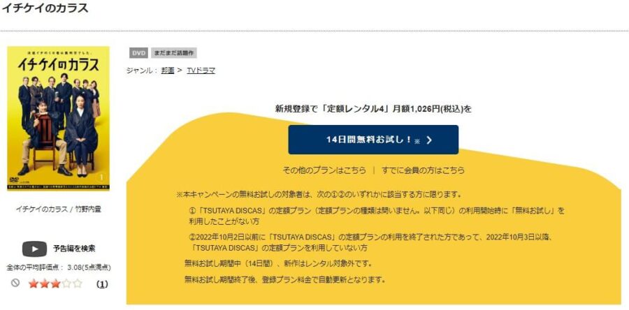 イチケイDISCAS