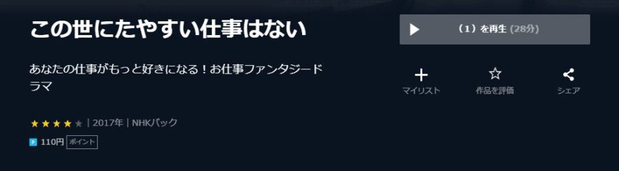 たやすいU-NEXT