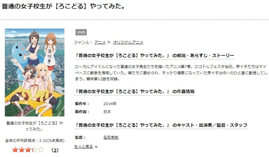 普通の女子校生が【ろこどる】やってみた。TSUTAYA DISCAS