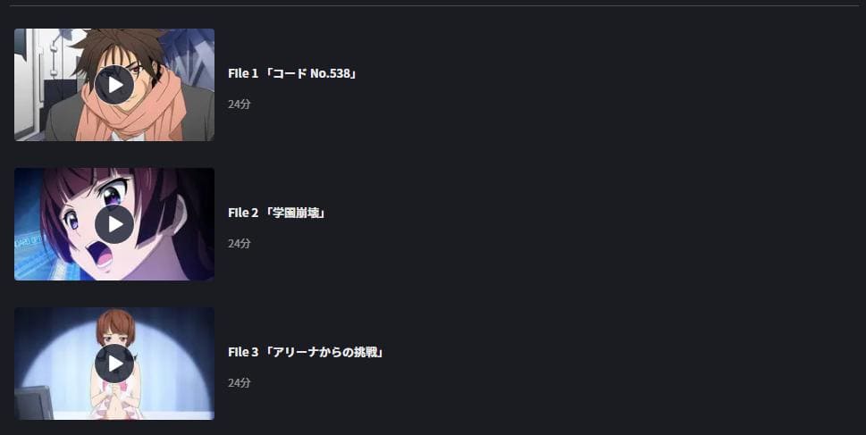 アクティヴレイド -機動強襲室第八係-(1期) FOD Premium