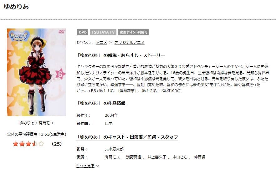 ゆめりあ--TSUTAYADISCAS