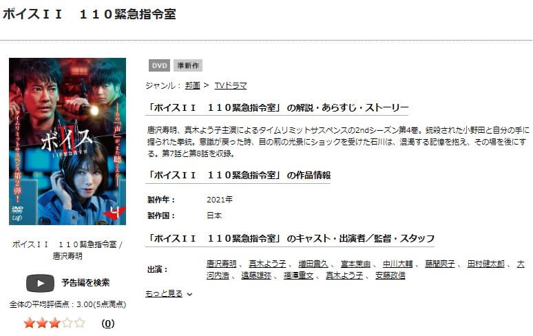 ボイスIIDVD 無料