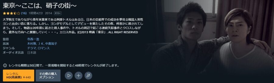 東京 ここは、硝子の街amazonプライム