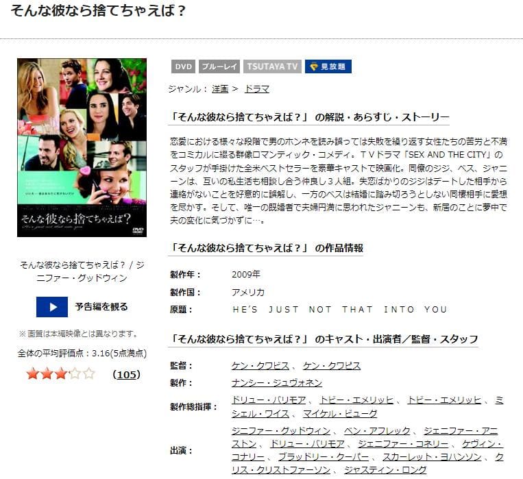 そんな彼なら捨てちゃえば TSUTAYA DISCAS