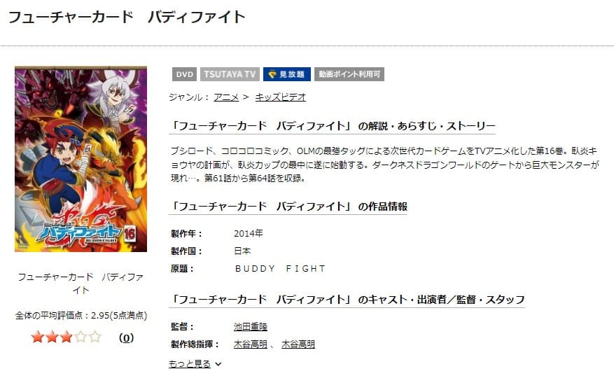 アニメ フューチャーカード バディファイトの動画を無料で見れる配信サイトまとめ