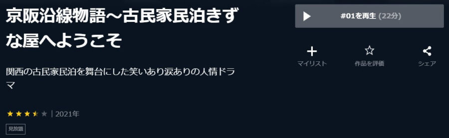 京阪沿線物語U-NEXT