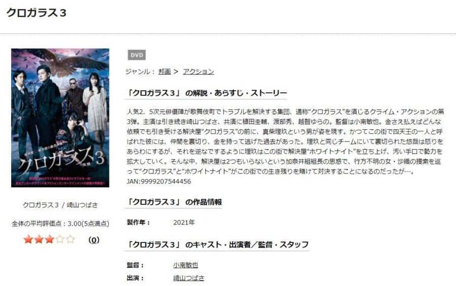 クロガラス3DISCAS