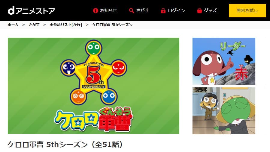 アニケロ5dアニメ