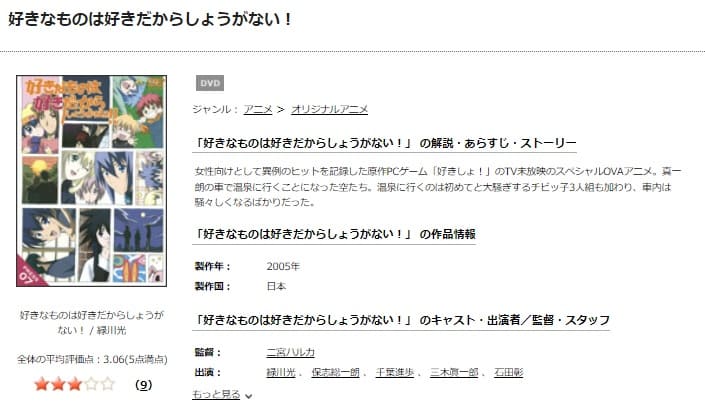 アニメ 好きなものは好きだからしょうがない の動画を無料で見れる配信サイトまとめ