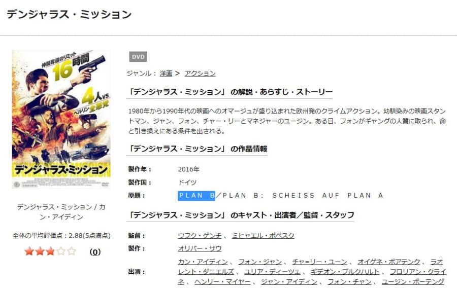 映画 デンジャラス ミッションの動画をフルで無料視聴できる配信サイトまとめ 映画 デンジャラス ミッションの動画をフルで無料視聴できる配信サイトまとめ