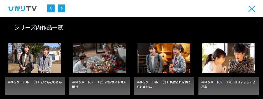 半径5メートル ひかりTV