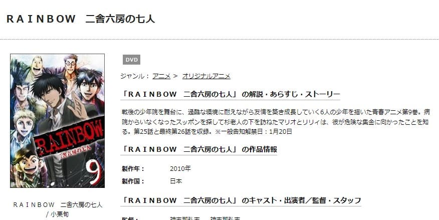 RAINBOW-二舎六房の七人-