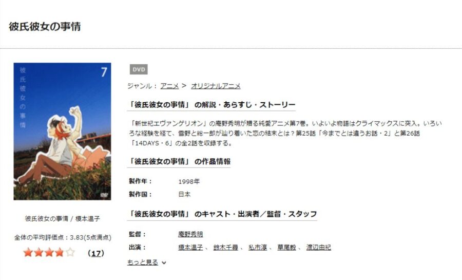 アニメ 彼氏彼女の事情の動画を無料で見れる配信サイトまとめ