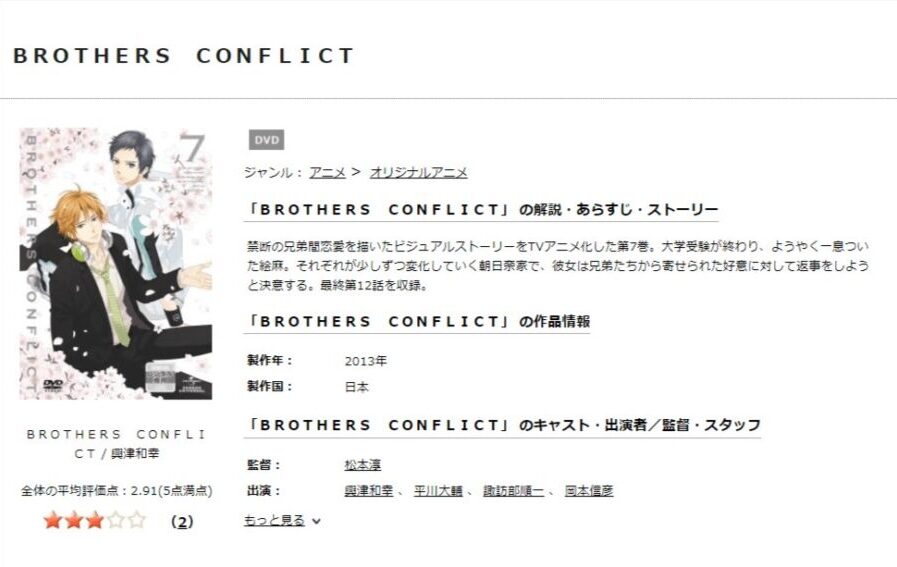【BROTHERS CONFLICT-DISCAS