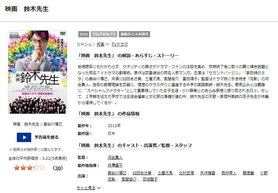 鈴木先生 TSUTAYA DISCAS