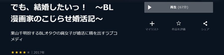 でも、結婚したいっ!~BL漫画家のこじらせ婚活記~ドラマ 無料