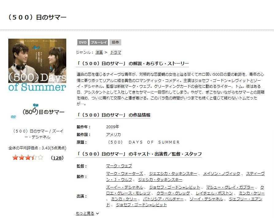 (500)日のサマーDISCAS