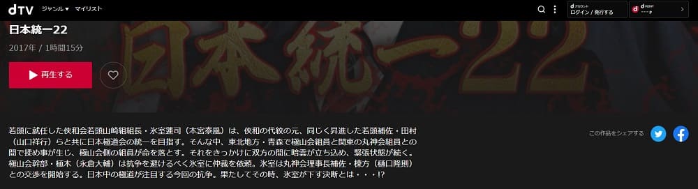 日本統一22dTV
