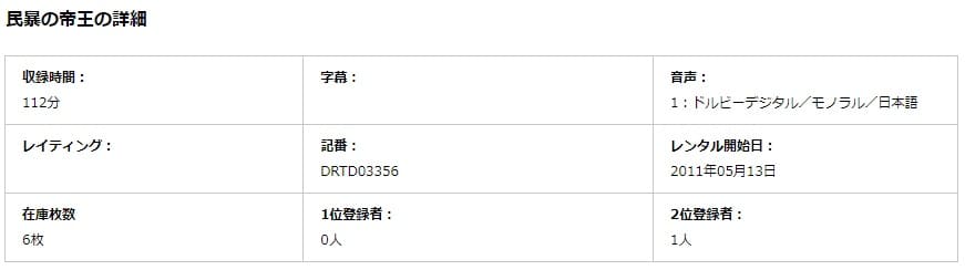民暴の帝王DISCAS