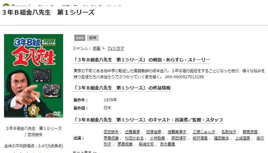 3年B組金八先生1DISCAS