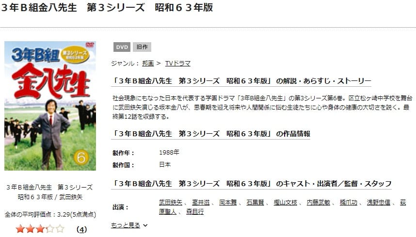 3年B組金八先生DISCAS