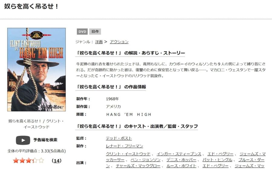 映画 奴らを高く吊るせ の動画をフルで無料視聴できる配信サイトまとめ