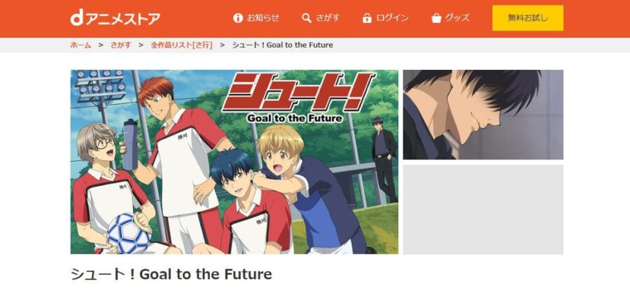 シュート! Goal to the Future dアニメストア