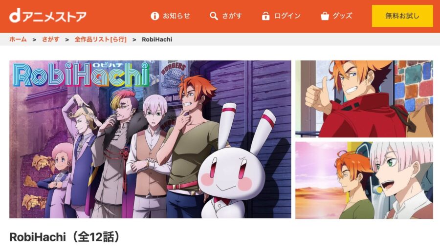 robihachi-danimedアニメストア無料