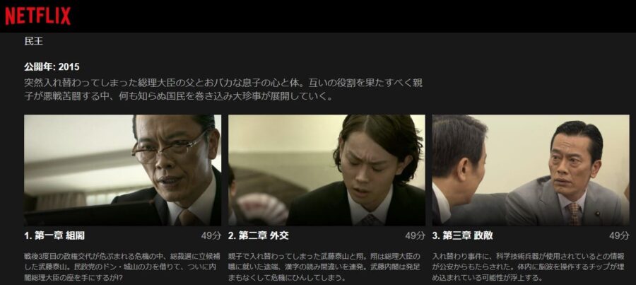民王 Netflix