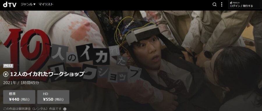 12人のイカれたワークショップdTVフル